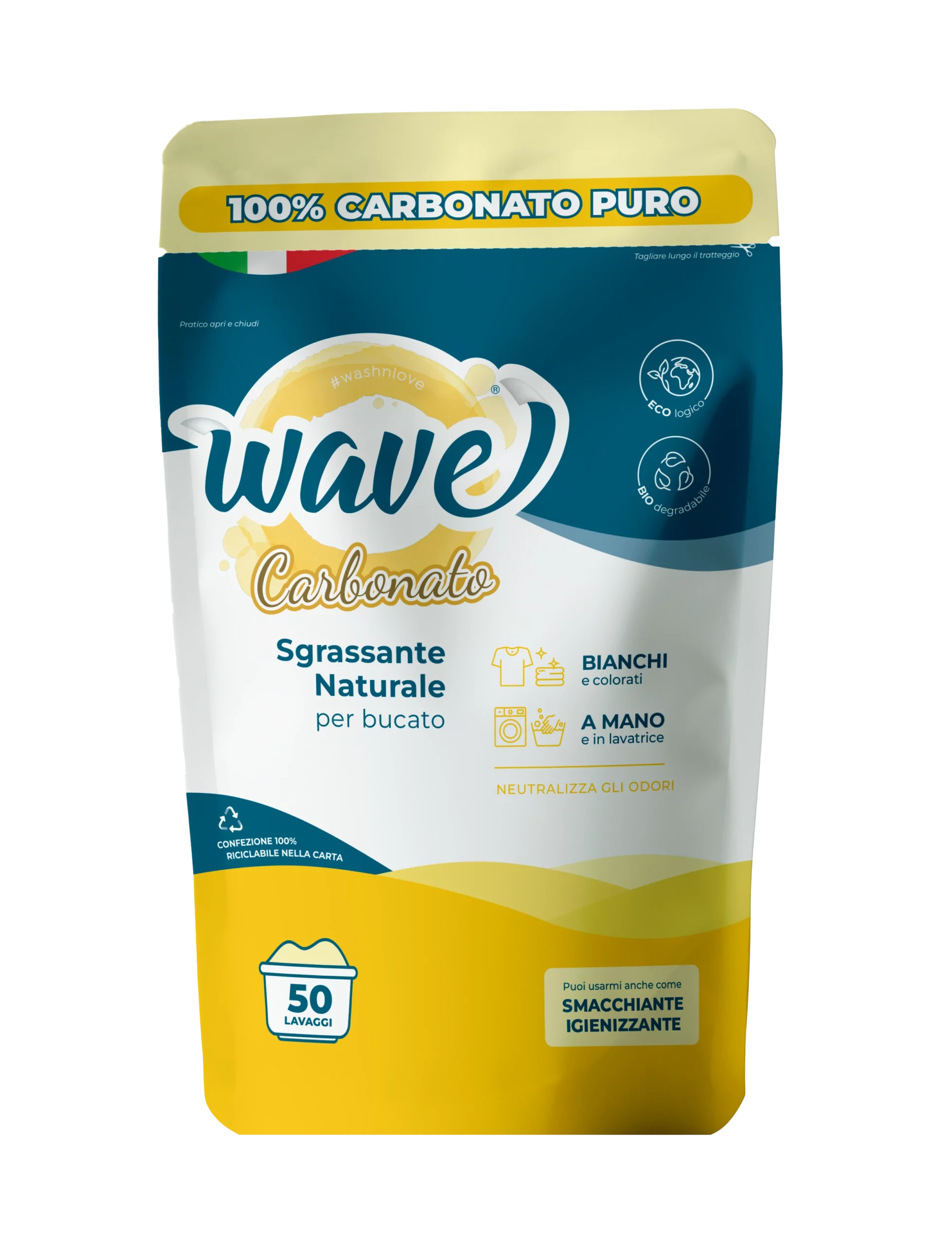 Additivo naturale Wave Carbonato di sodio